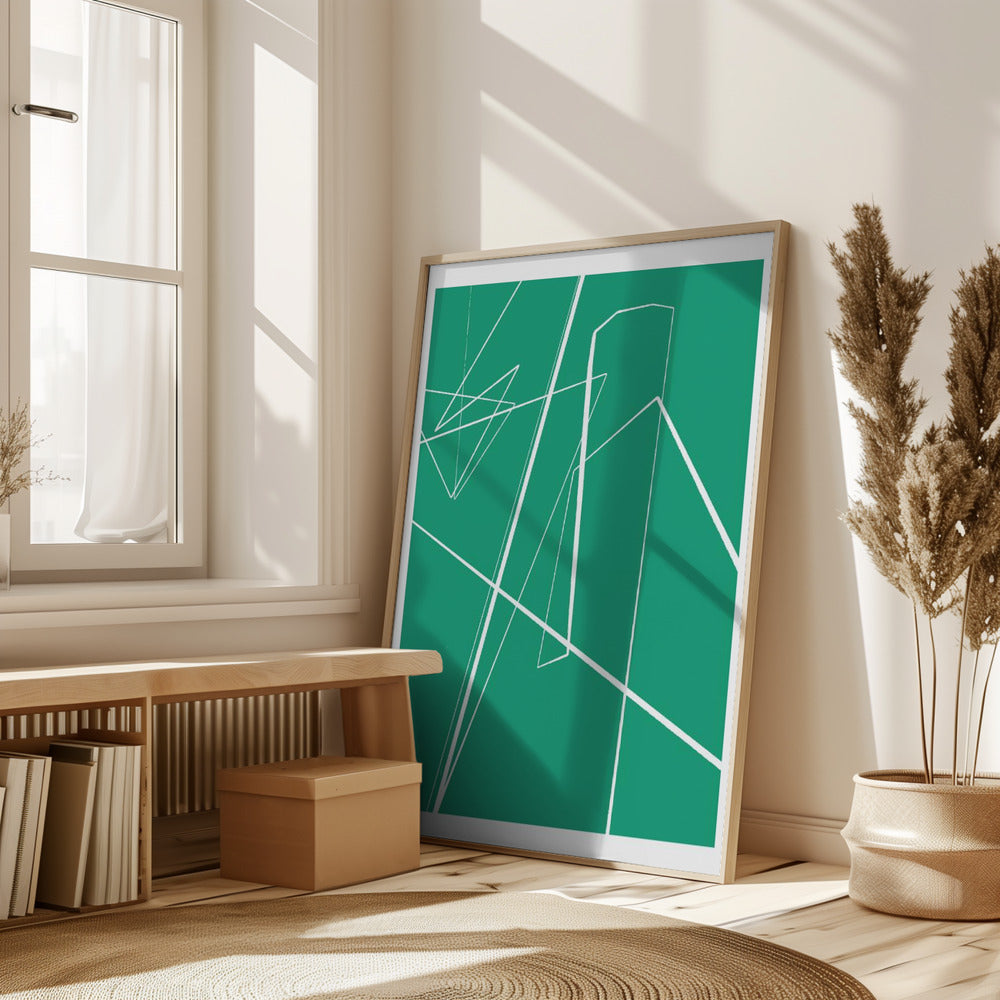 Angular Lines No 8 Poster